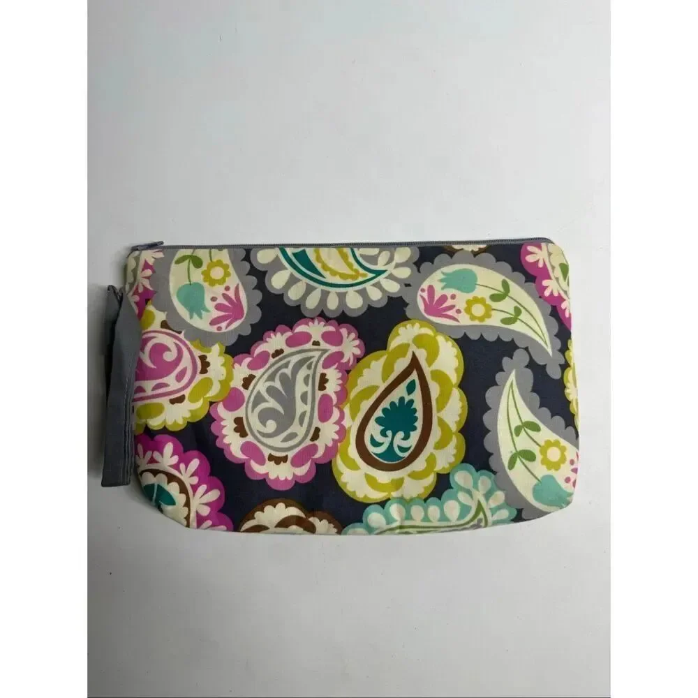 Bagenvy Paisley Minky Pouch Makeup’s Bag